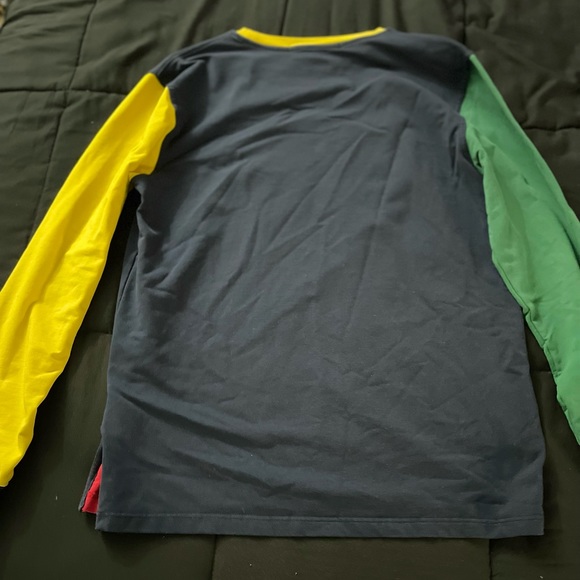 Color Block Oversized Zipper Sweater Size M. - Picture 3 of 4